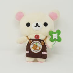 2008 Korilakkuma Store Worker with Clover Plush - Rilakkuma Store Limited - San-X