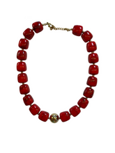 Red Beaded Necklace