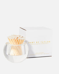 Acrylic Match Striker - Round/White Matches