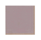Cocktail Napkin - Mauve/Gold Stripe