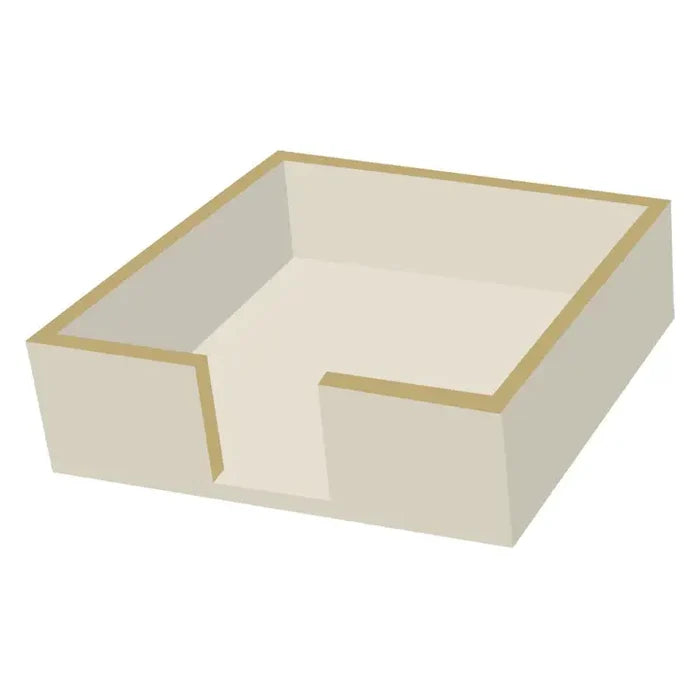 Cocktail Napkin Holder - Taupe Lacquer
