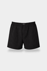 Men Cotton Boxer (Pack of 3) - Black Pinstriped - Savys Retail -