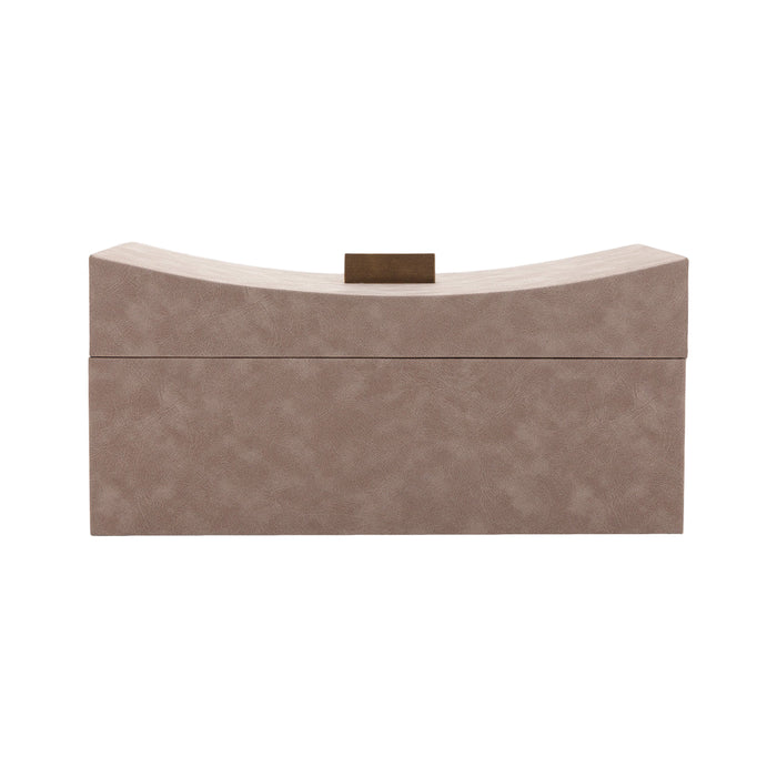 Curved Taupe Box