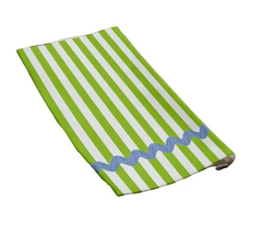 Guest Napkin - Green Ric Rac