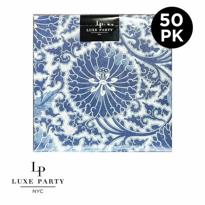 Luncheon Napkin - Blue Toile