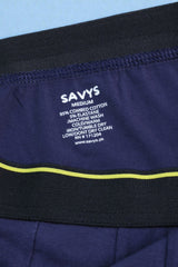 Men Long Leg Boxer Brief (Pack of 3) - Navy / Blue Stripes - Savys Retail -