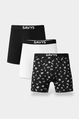 Men Long Leg Boxer Brief (Pack of 3) - Stellar Space - Savys Retail -