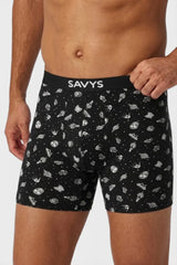 Men Long Leg Boxer Brief (Pack of 3) - Stellar Space - Savys Retail -