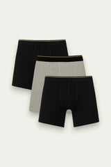 Men Long Leg Boxer Brief (Pack of 3) - Savys Retail -