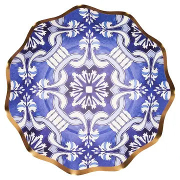 Paper Bowl - Wavy Moroccan Nights
