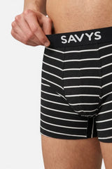 Printed Boxershort (Pack of 3) - Black Striper - Savys Retail -