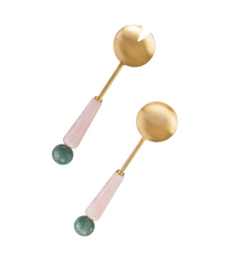 Salad Servers S/2 - Pink Pop