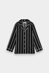 Women Cotton Sleepwear Set – Midnight Stripe - Savys Retail -