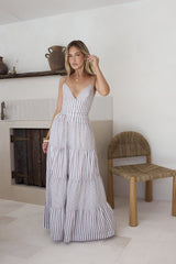 Picnic Season Maxi Dress Beige