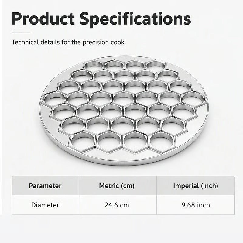37-Hole Dumpling Mold -Quick Batch Making Tool
