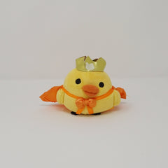 2008 Kiiroitori with Crown and Cape (Prize Toy) Plush - 5th Halloween Rilakkuma - San-X
