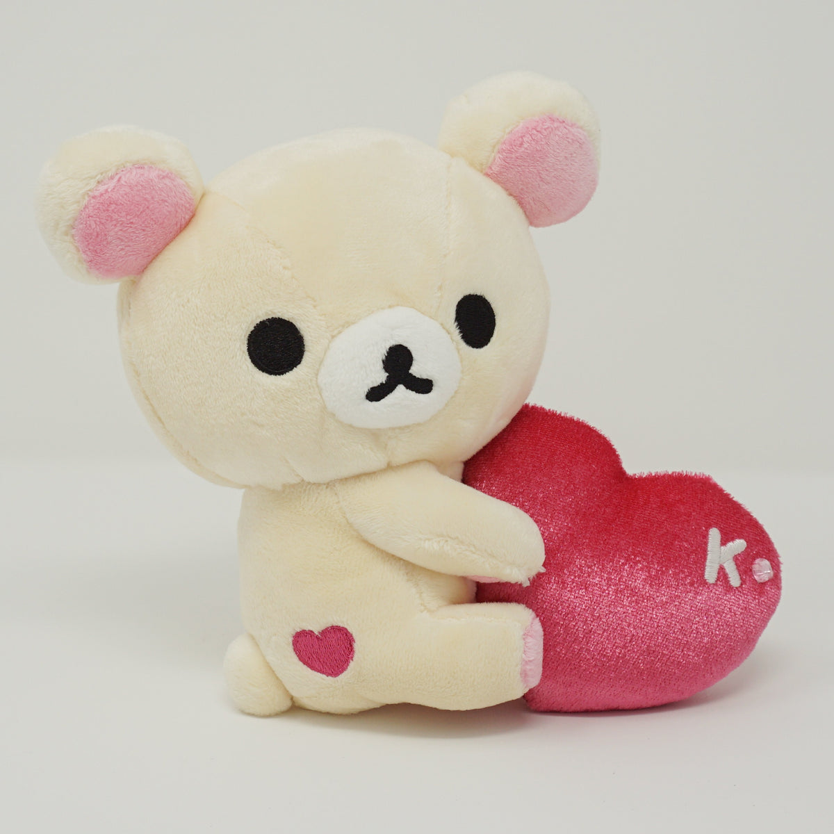 2008 Korilakkuma with Heart Plush - Fall Lawson Fair Exclusive Rilakkuma