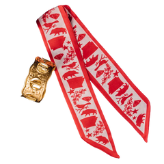 Arkansas Scarf Cuff Bracelet