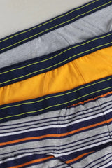 Brief Underwear (Pack of 3) - Orange Stripes - Savys Retail -