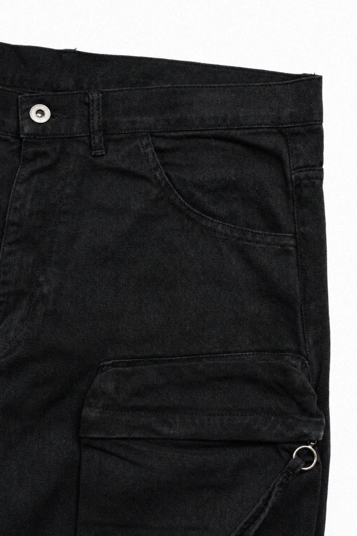 Cargo Trouser 8 Pockets - Black - Savys Retail -