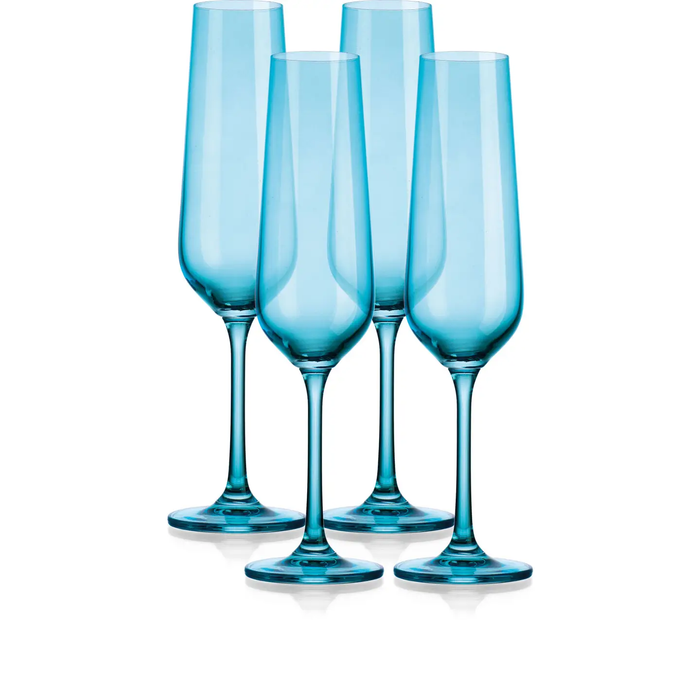 Champagne Glass - Blue