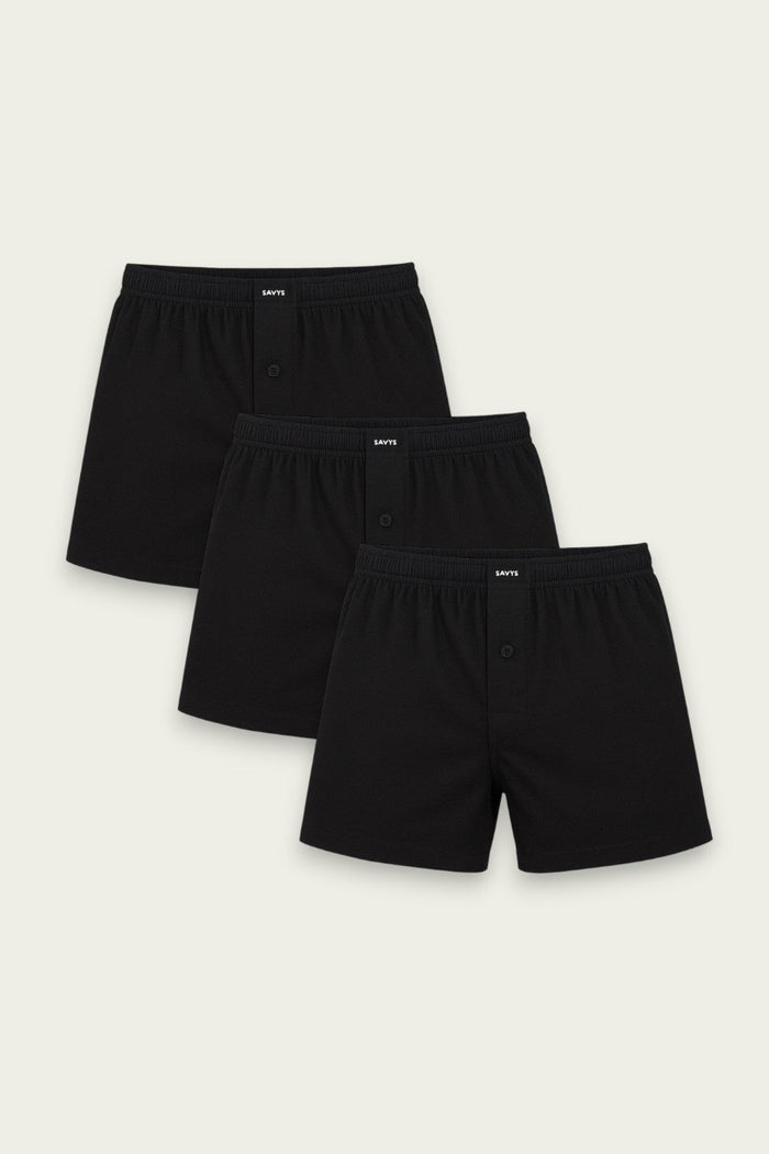 Men Cotton Boxer (Pack of 3) - Savys -