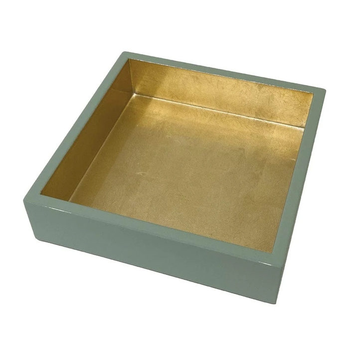 Luncheon Napkin Holder - Celadon Lacquer