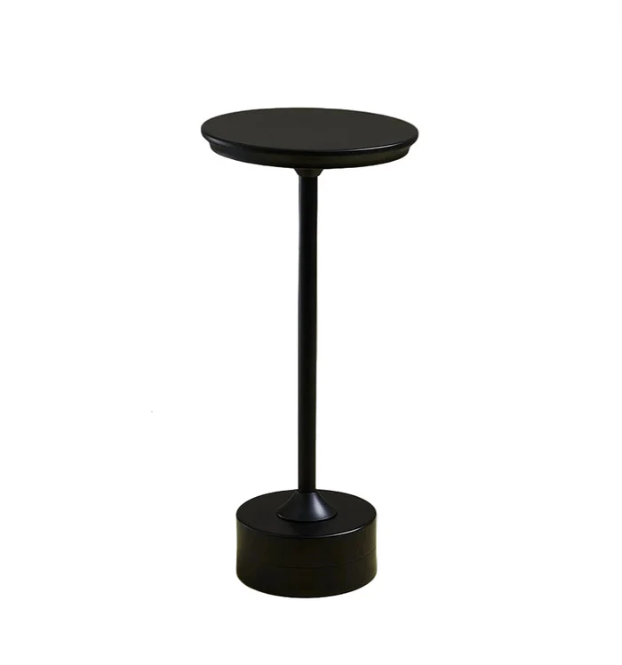 Portable Metal Table Lamp - Black