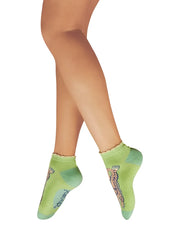 Socks - Mint Ikat Tiger