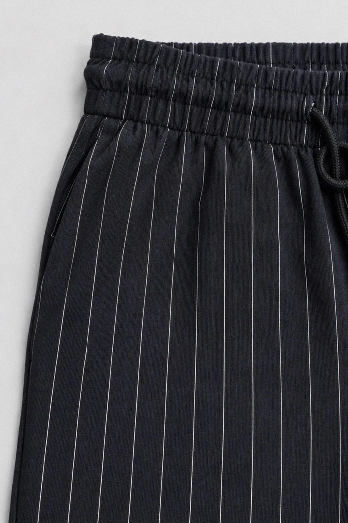 Straight Trouser - Black & White Striped - Savys Retail - lounge wear