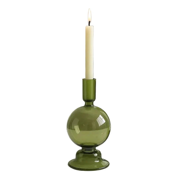 Taper Candleholder - Green