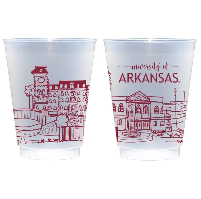 UofA Frosted Cups S/10