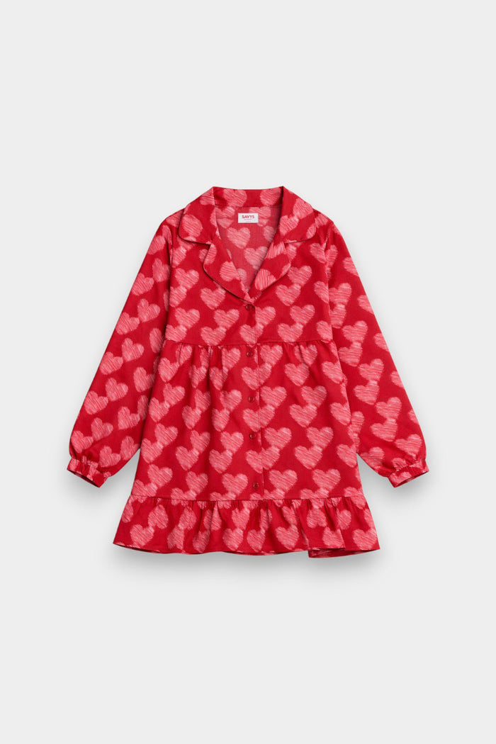 Women Cotton Sleepwear Set – Crimson Love - Savys Retail -